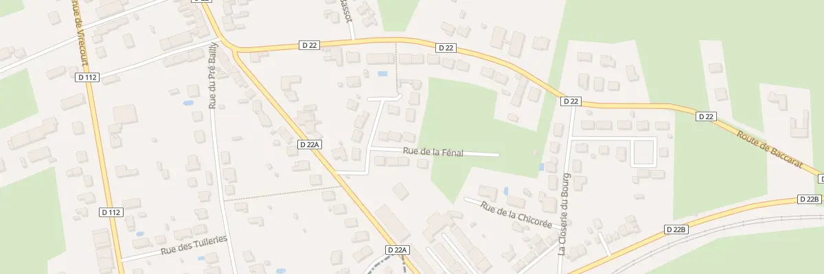 Plan du 5 Rue de la Fénal à Bayon