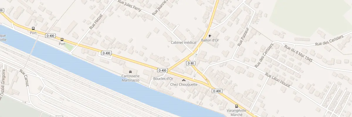 Plan du 1 Rue Georges Toussaint à Varangéville