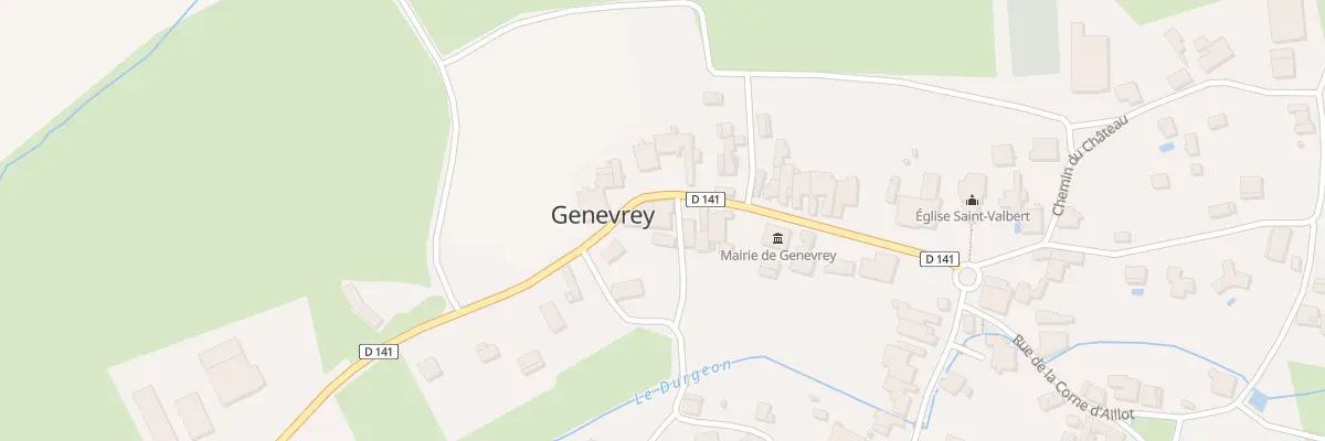 Plan du 2 Rle de la Fontaine à Genevrey