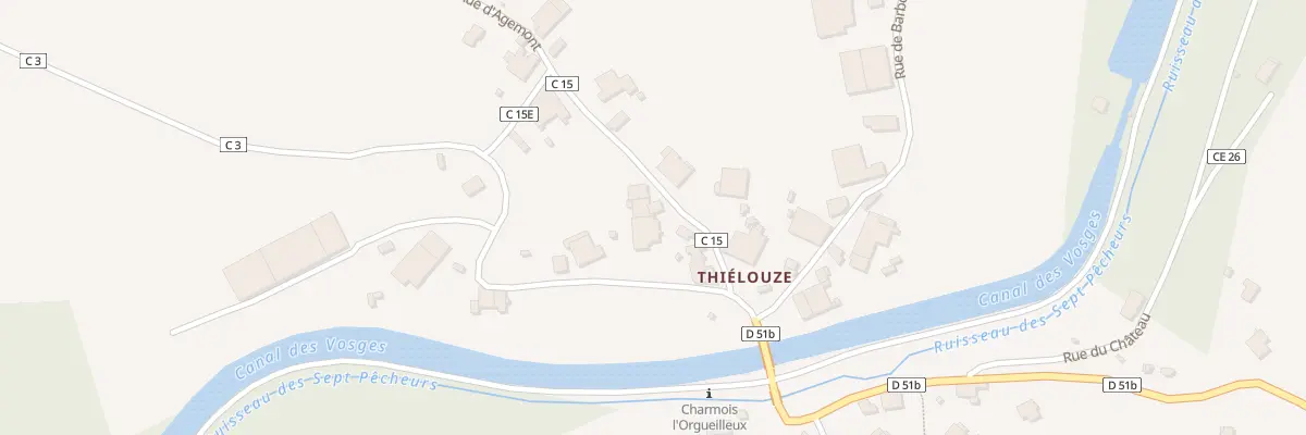 Plan du 3 Rue d’Agémont à Uzemain
