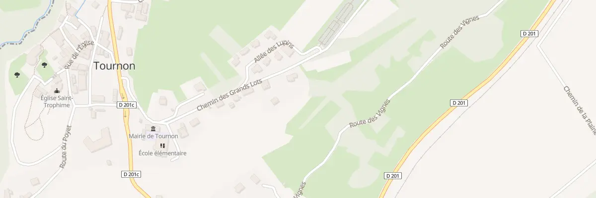 Plan du 220 Che des Grands Lots à Tournon