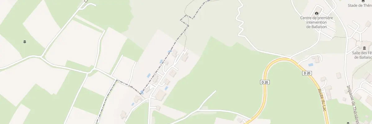 Plan du 528 Chem de Champlan à Ballaison