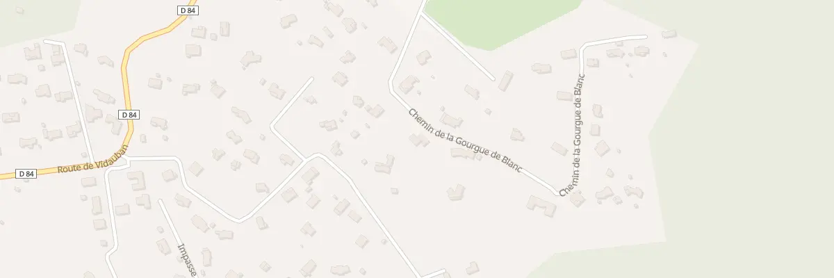 Plan du 278 Chem de la Gourgue de Blanc au Thoronet
