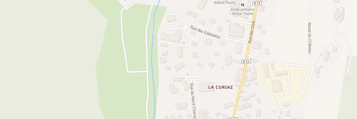Plan du 45 Rue du Mont Charvin à Thônes