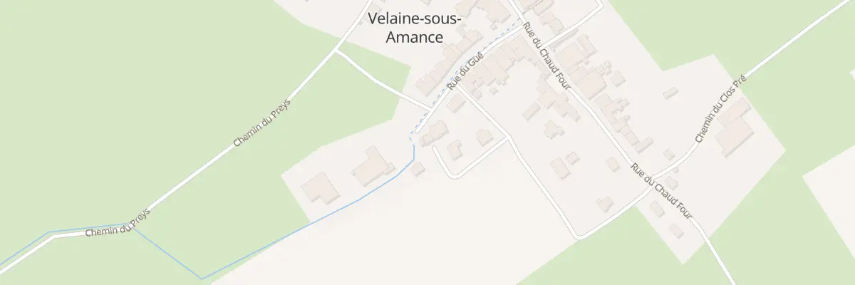 Plan du 11 Rue du Gué à Velaine-sous-Amance