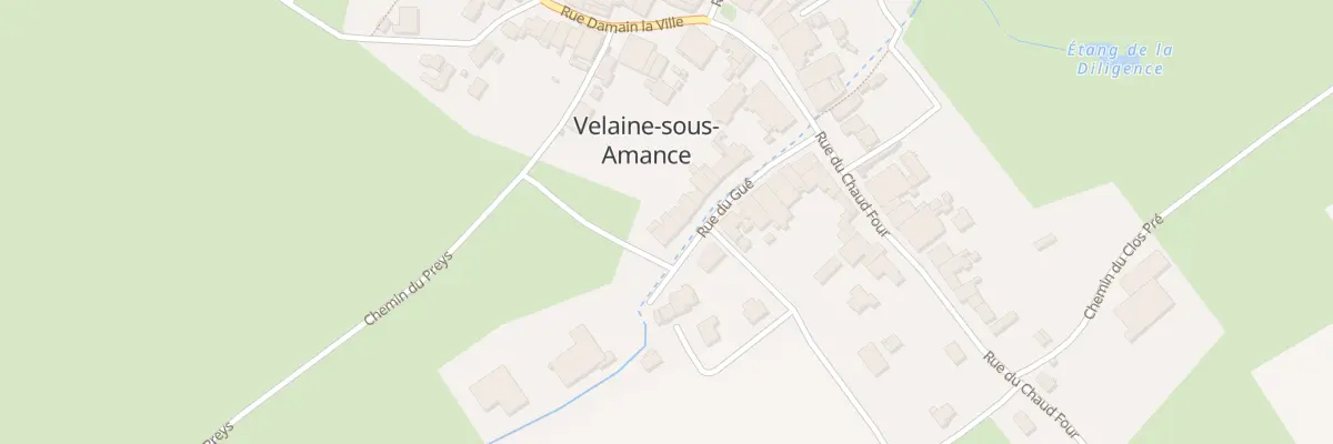 Plan du 12 Rue du Gué à Velaine-sous-Amance