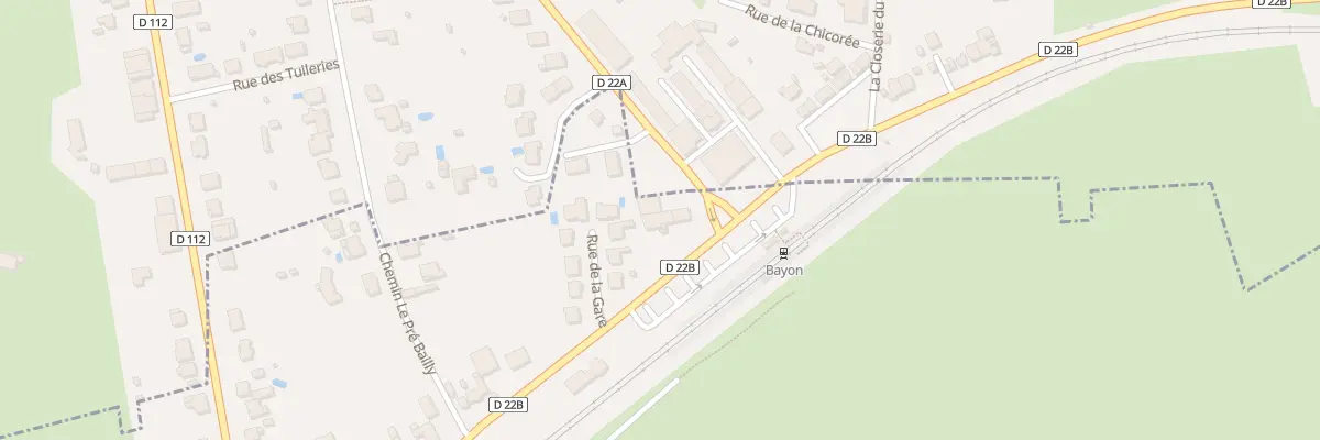 Plan du 20B Rue de la Gare à Virecourt