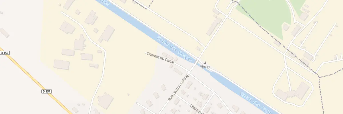 Plan du 4 Che du Canal à Vincey