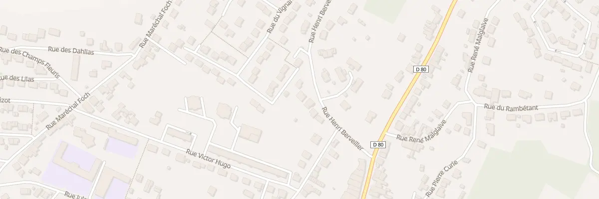 Plan du 16 Rue Henri Berveiller à Varangéville