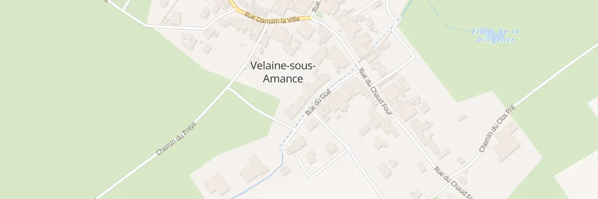 Plan du 9001 Rue du Gué à Velaine-sous-Amance