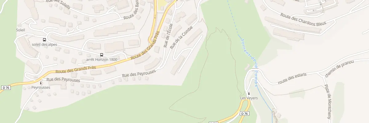 Plan du 88 Rue de la Combe à Orcières