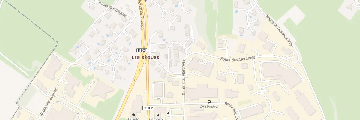 Plan du 141 Rte des Martinets à Fillinges