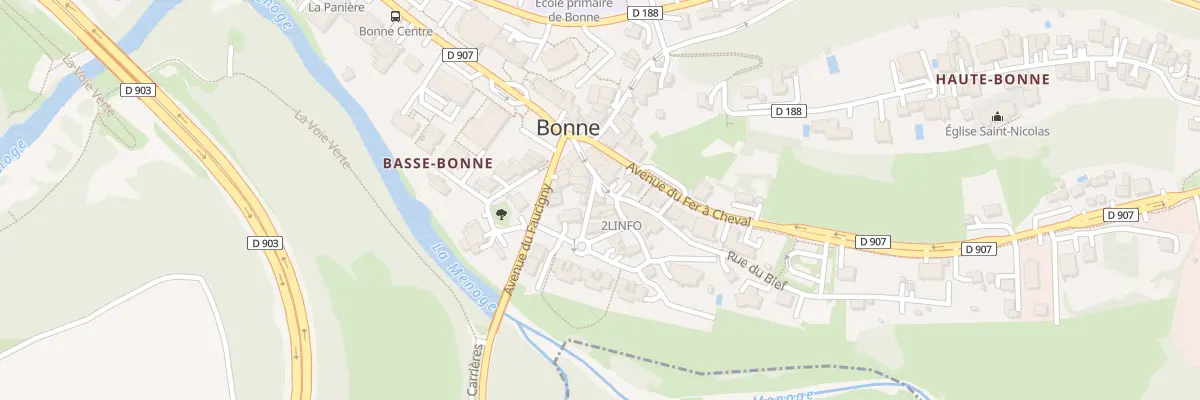 Plan du 36 Rue du bief à Bonne