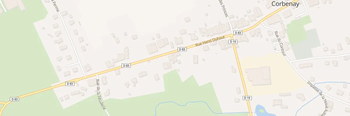 Plan du 13 Rue Henri Duhaut à Corbenay