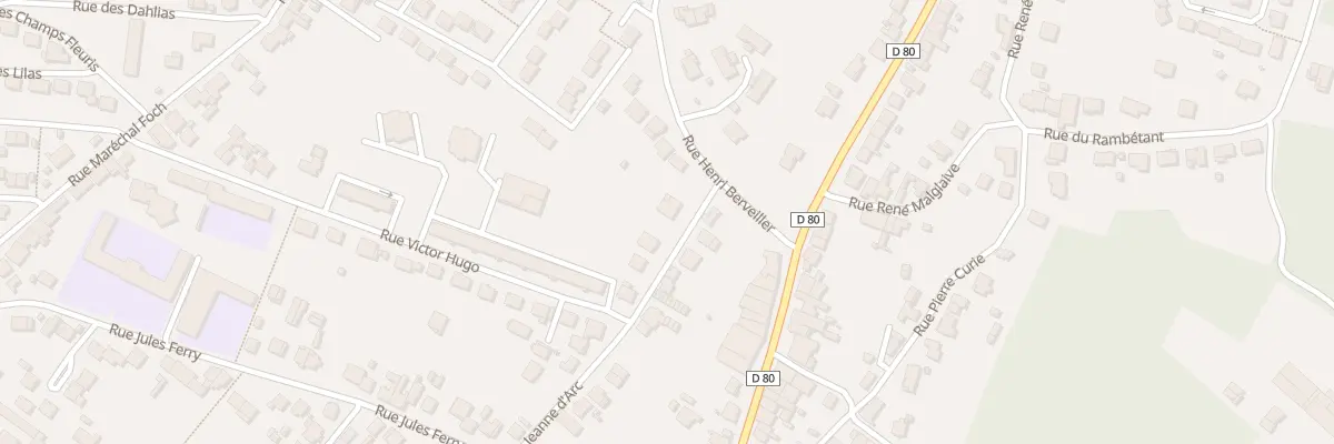Plan du 15 Rue Jeanne d’Arc à Varangéville