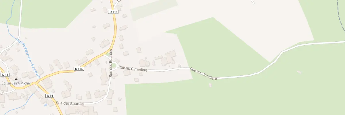 Plan du 9 Rue du Cimetière à Velleminfroy