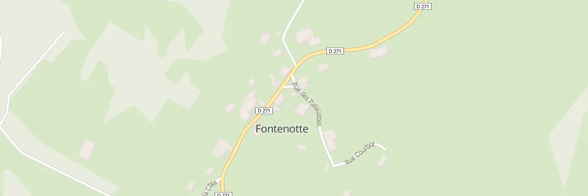 Plan du 4 Rue des Paterottes à Fontenotte