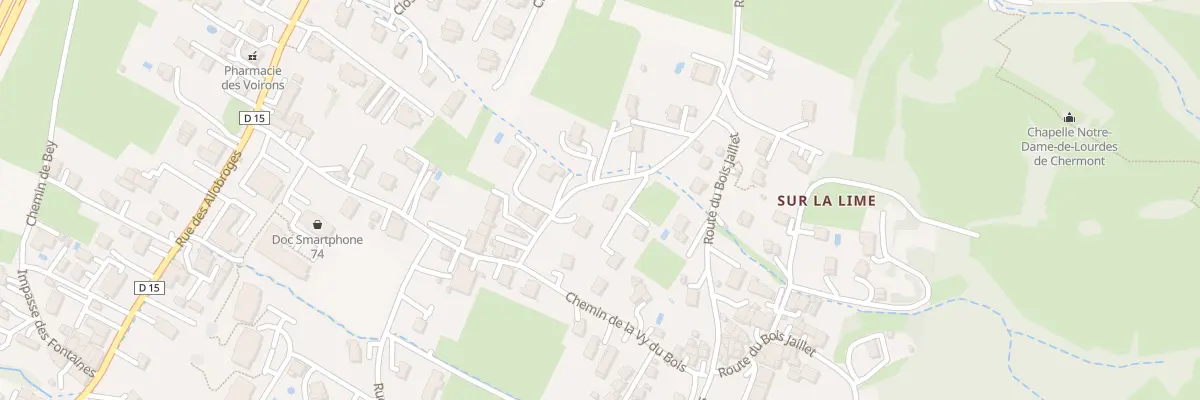 Plan du 346 Rue de l’Archet à Saint-Cergues