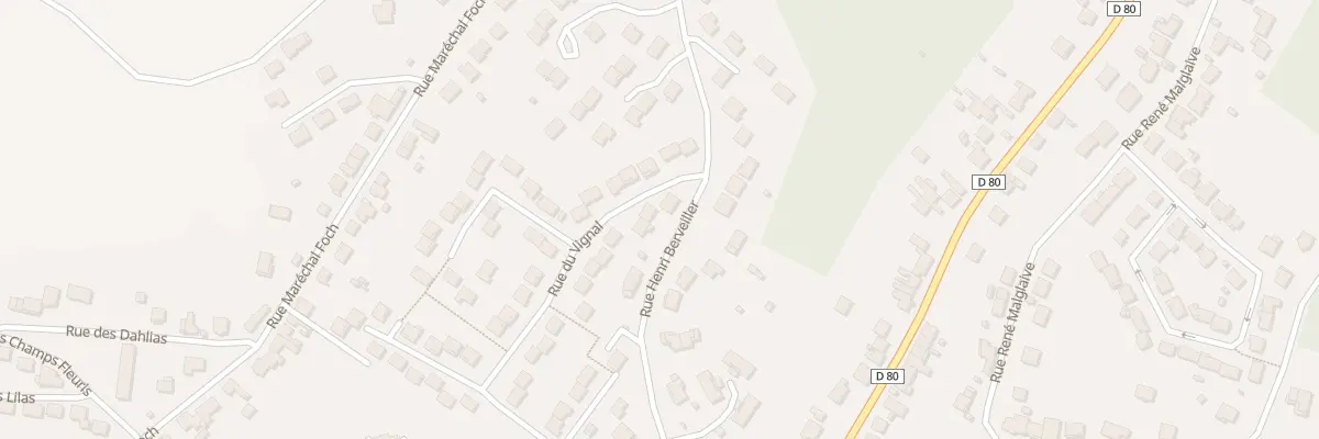 Plan du 3 Rue du Vignal à Varangéville