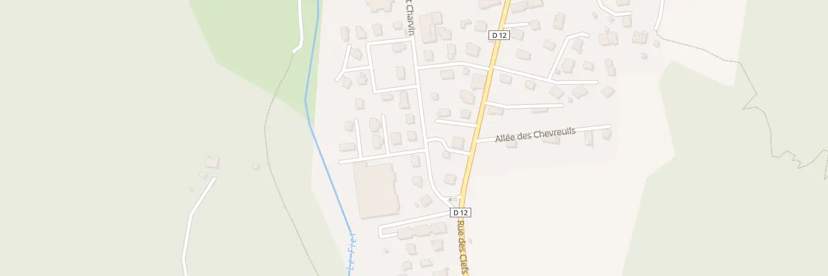 Plan du 15 Rue du Mont Charvin à Thônes