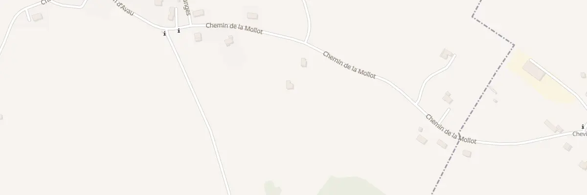 Plan du 14B Che de la Mollo à Messery