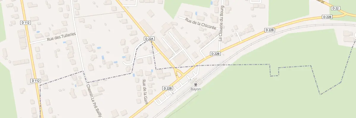 Plan du 53 Av de la Gare à Bayon