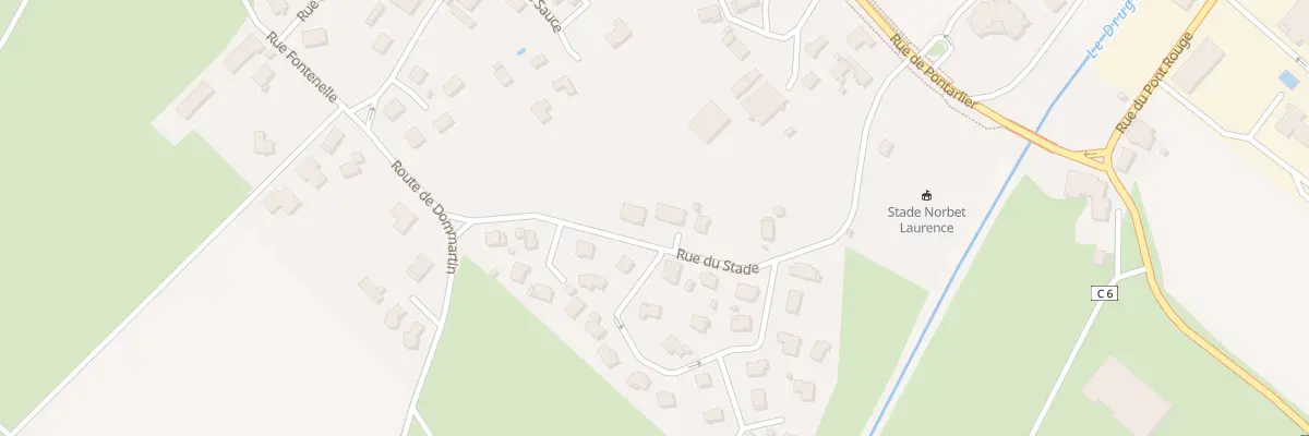 Plan du 9 Rue du Stade à Vuillecin
