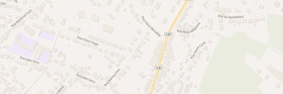 Plan du 24 Rue Jeanne d’Arc à Varangéville