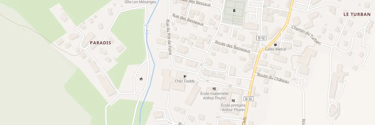 Plan du 8 Rue du Huit Mai 1945 à Thônes