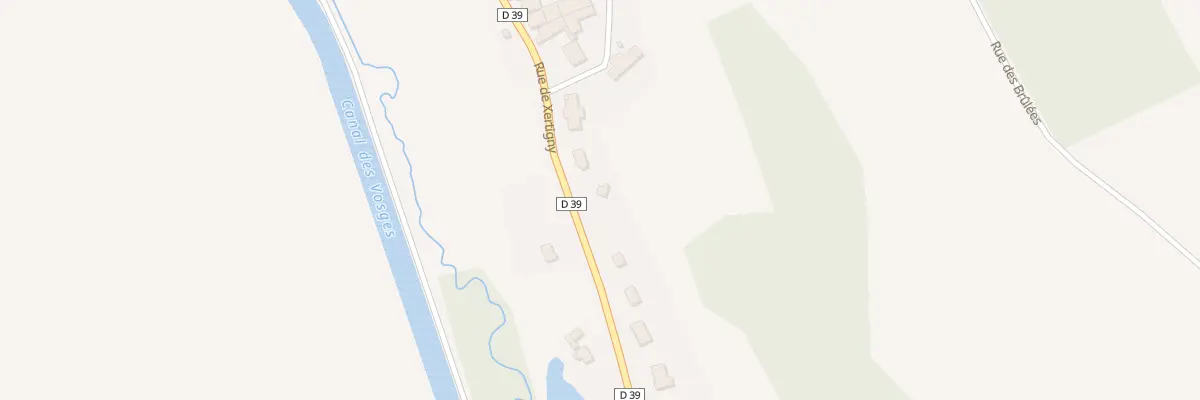 Plan du 2243 Rue de Xertigny à Girancourt
