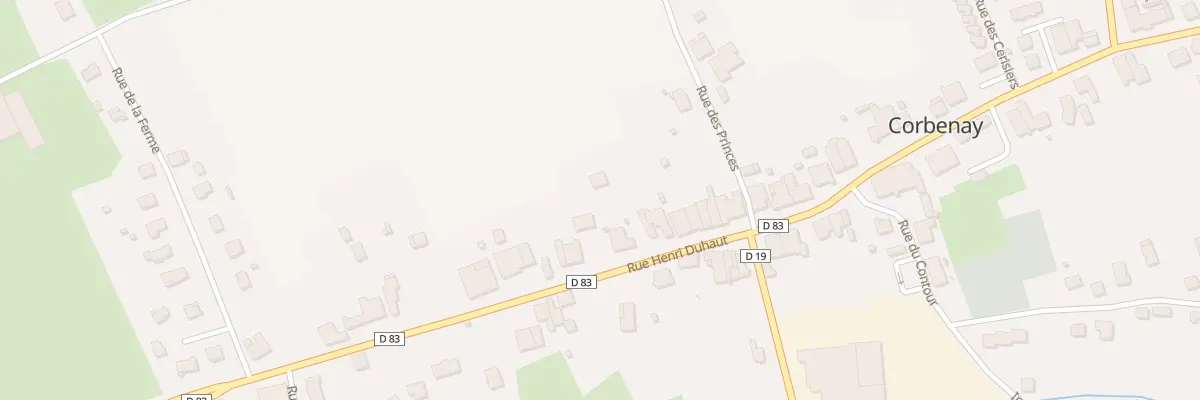 Plan du 28 Rue Henri Duhaut à Corbenay
