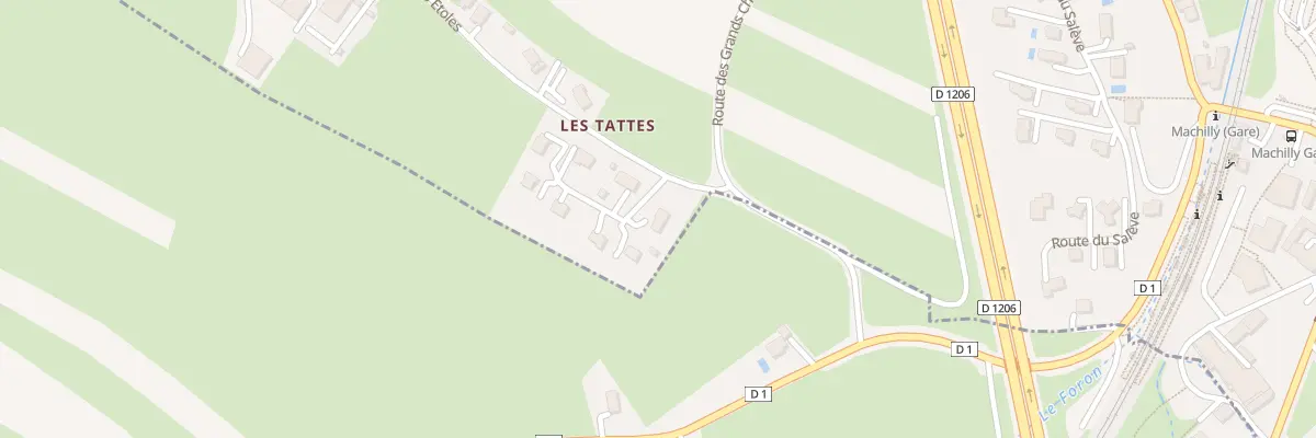 Plan du 1 Rte des Étoles à Machilly