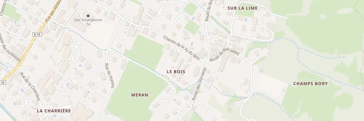 Plan du 150 Che de la Vy du Bois à Saint-Cergues