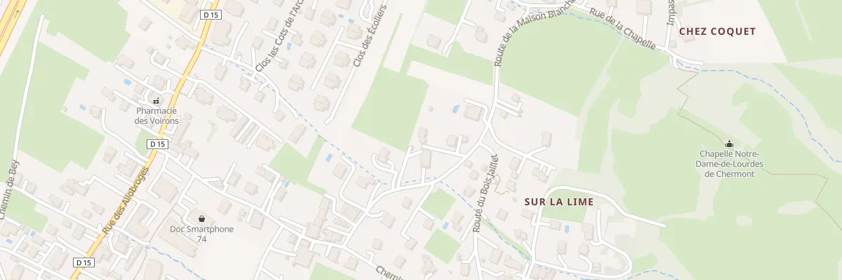 Plan du 435 Rue de l’Archet à Saint-Cergues