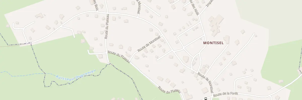 Plan du 271 Rte de Montisel à Saint-Sixt