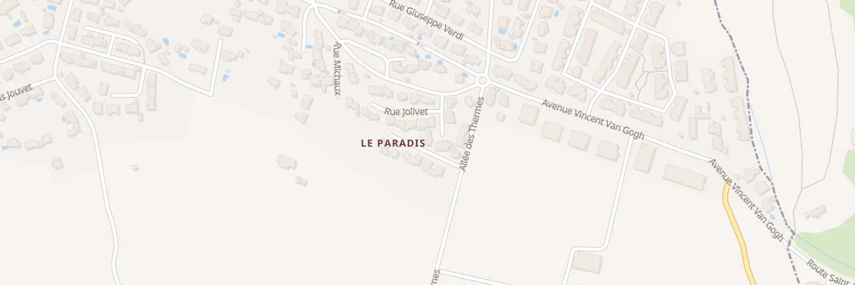 Plan du 18 Le Paradis au Luc