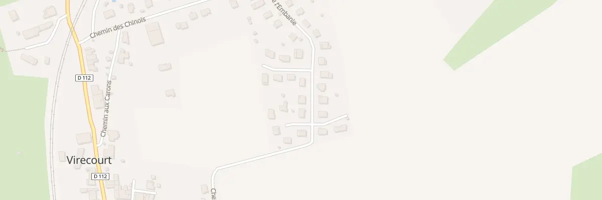 Plan du 13 Rue de l’Embanie à Virecourt