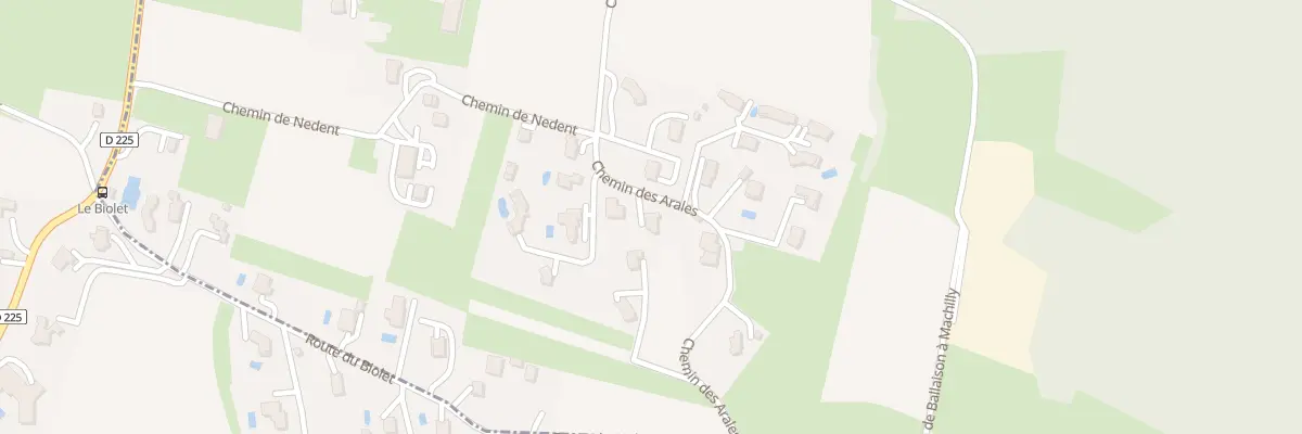 Plan du 576B Che des Arales à Ballaison