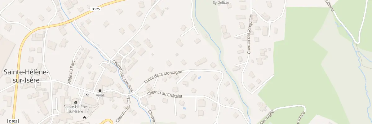 Plan du 130 Rte de la Montagne à Sainte-Hélène-sur-Isère