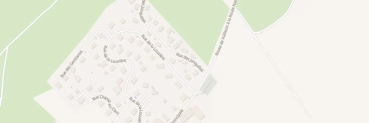 Plan du 2 Rue des Jonquilles à Vuillecin