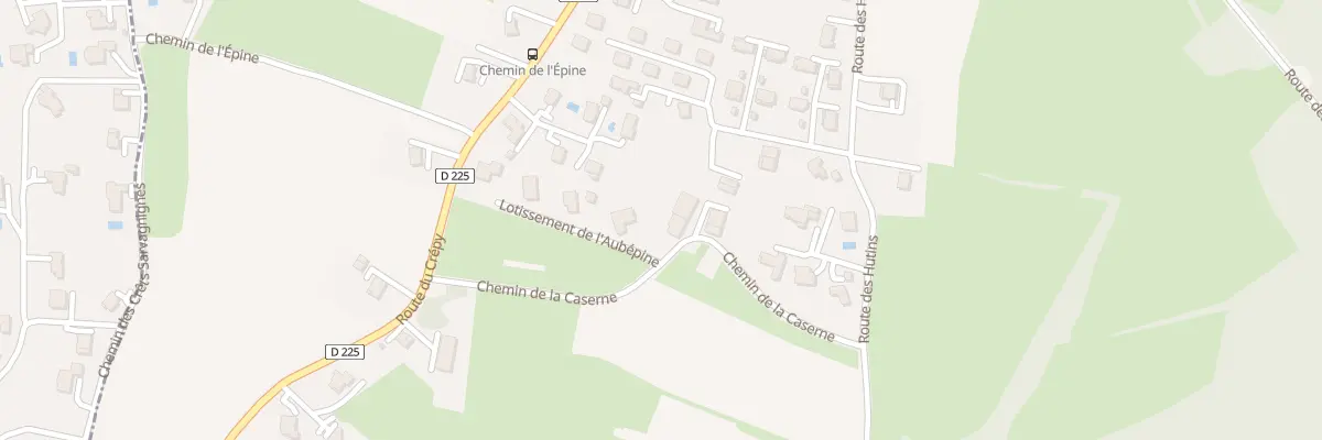Plan du 219 Che de la Caserne à Ballaison