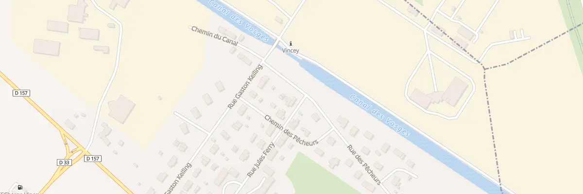 Plan du 15 Rue Jules Ferry à Vincey