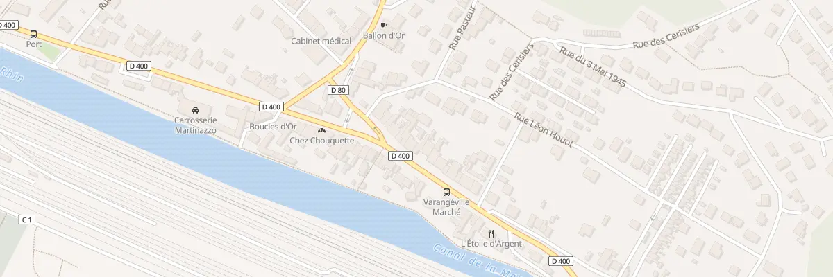 Plan du 119 Rue Gabriel Péri à Varangéville