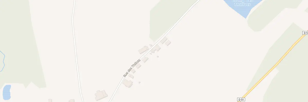 Plan du 12 Rue des Thillots à Uzemain