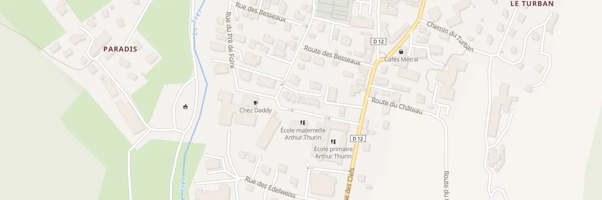 Plan du 5 Rue du Huit Mai 1945 à Thônes