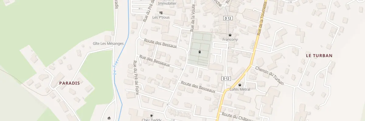 Plan du 8 Rte des Besseaux à Thônes