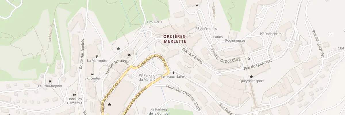 Plan du 100 Rue des Ecrins à Orcières