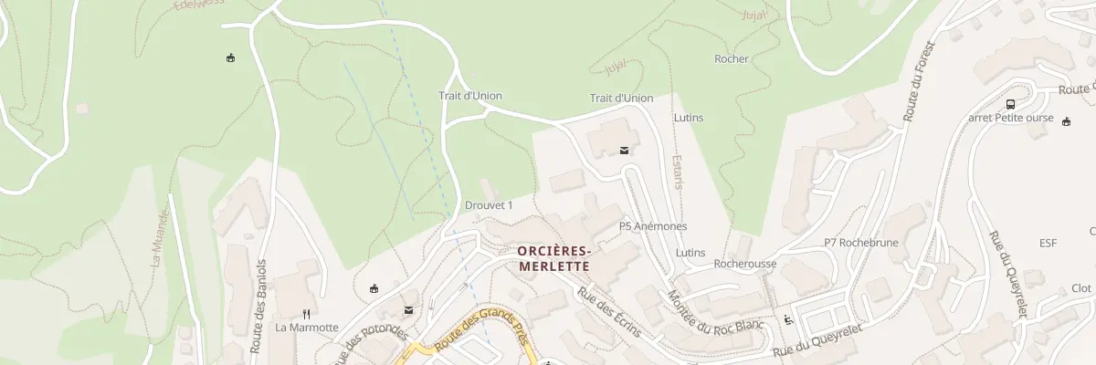 Plan du 5633 Merlette à Orcières