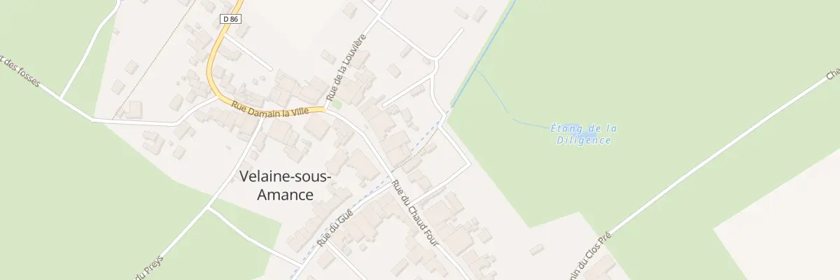 Plan du 14 Rue du Chaud Four à Velaine-sous-Amance