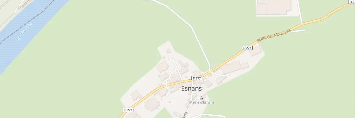 Plan du 5015 Au Village à Esnans